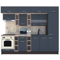 Bucatarie BIGMAR 270 A Wenge / Decor 0164